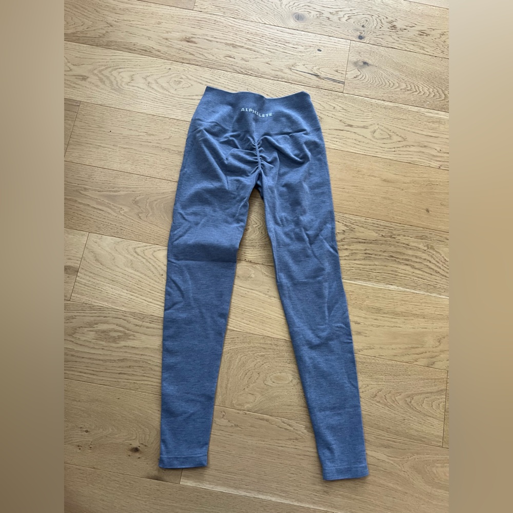 Alphalete Amplify Blue Leggings Size Small